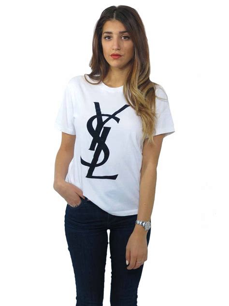 yves saint laurent logo shirt.